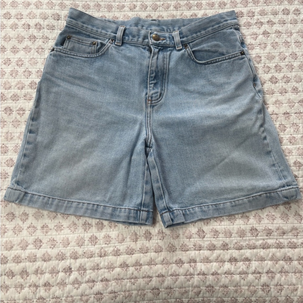 Ralph Lauren Blue Jean Shorts High-Waisted Denim